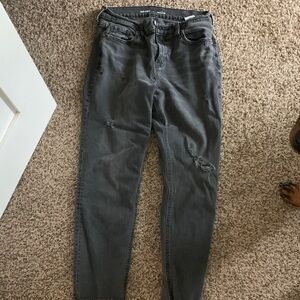 Old Navy Dark Gray Cropped Pants